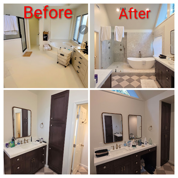 Modern bathroom remodel in Peachtree City