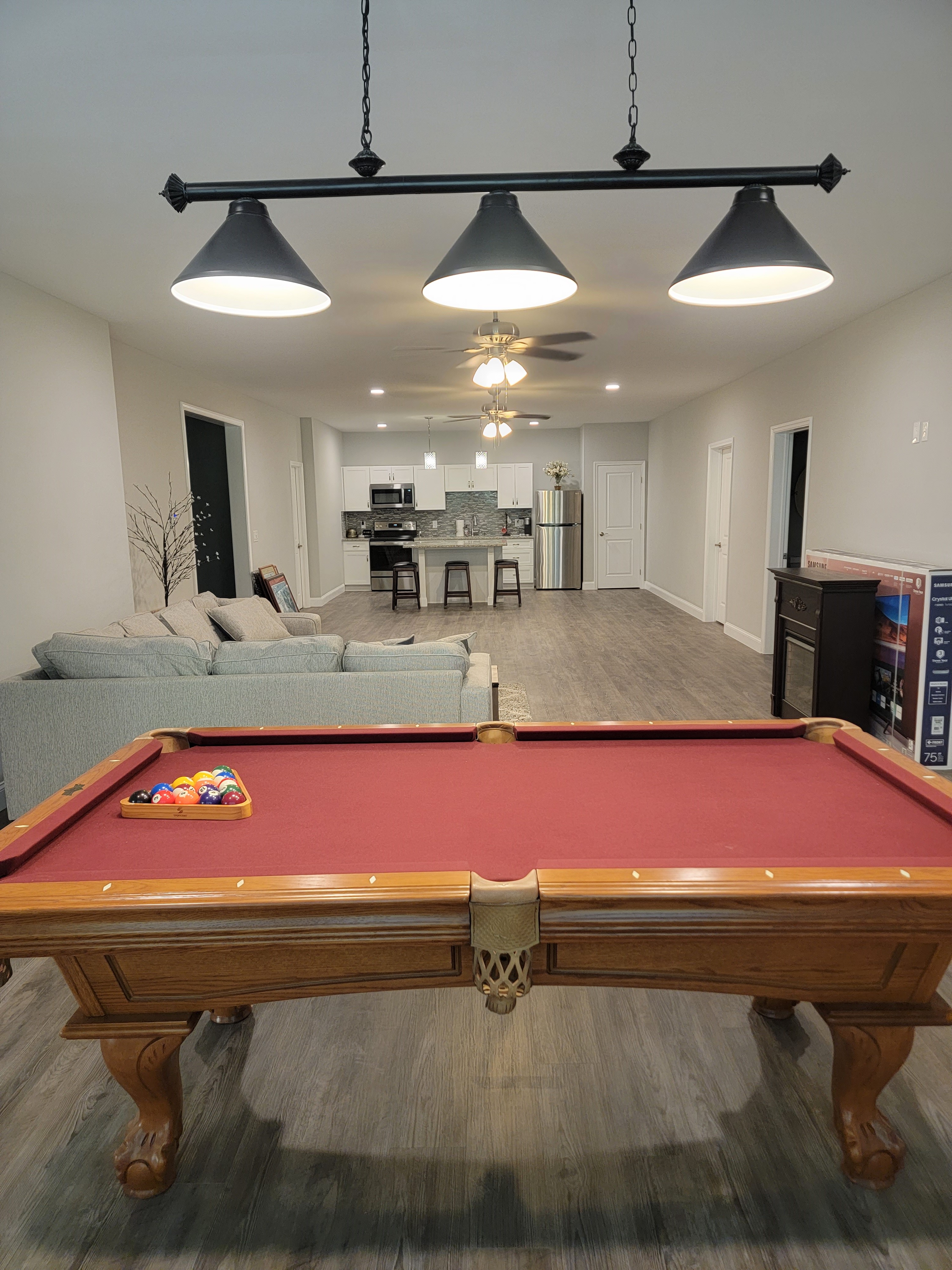 Finished basement in Peachtree City